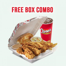 Free Box Combo for becoming a Caniac (Raising Cane's) : r/freebies