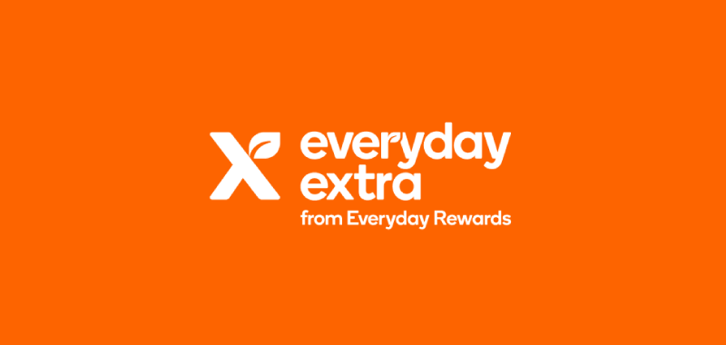 Graphic image with text saying Everyday Extra from Everyday Rewards 