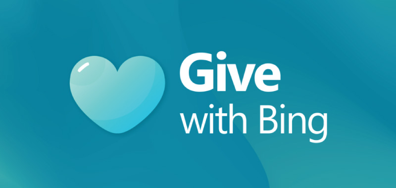 Introducing Give with Bing, powered by Microsoft Rewards