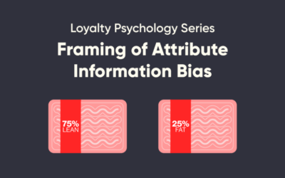 Loyalty Psychology Series: Framing of Attribute Information Bias