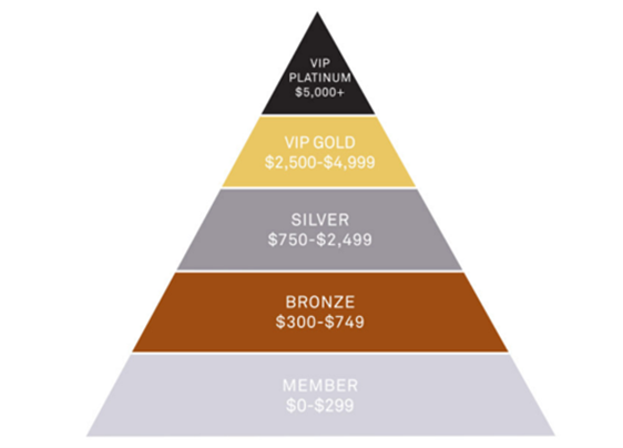 What are the Bronze, Silver, Gold Tier Requirements & Benefits