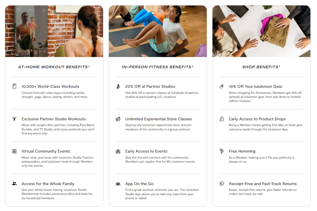 lululemon.com: Spend $125 or more, get 2,500 Membership Rewards® points