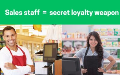 How important are sales staff for loyalty?