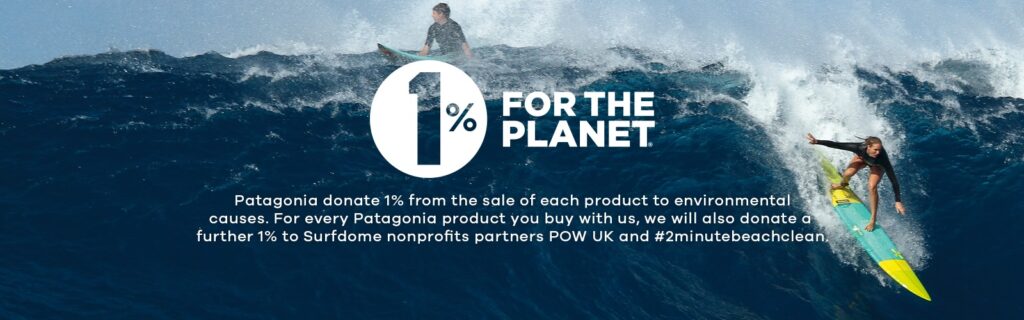 Patagonia contributes 1% for the planet