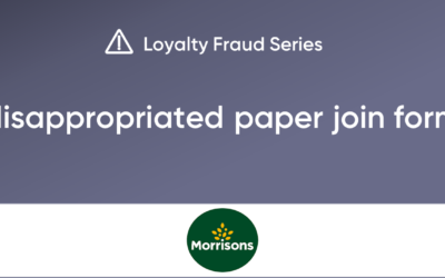 Loyalty Program Fraud: Morrisons takes a risk with paper join forms